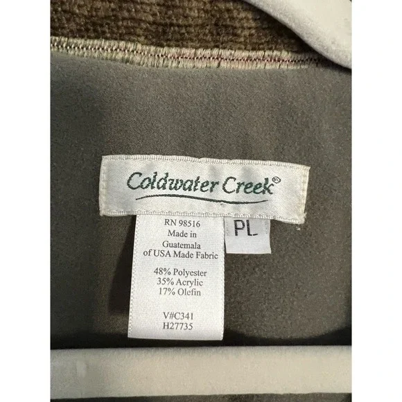 Coldwater Creek Tapestry Shacket Size Petite Large - Picture 5 of 5